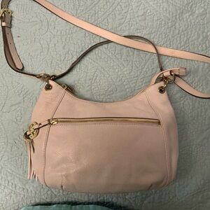 Michael Kors Convertible White Leather Shoulder Bag